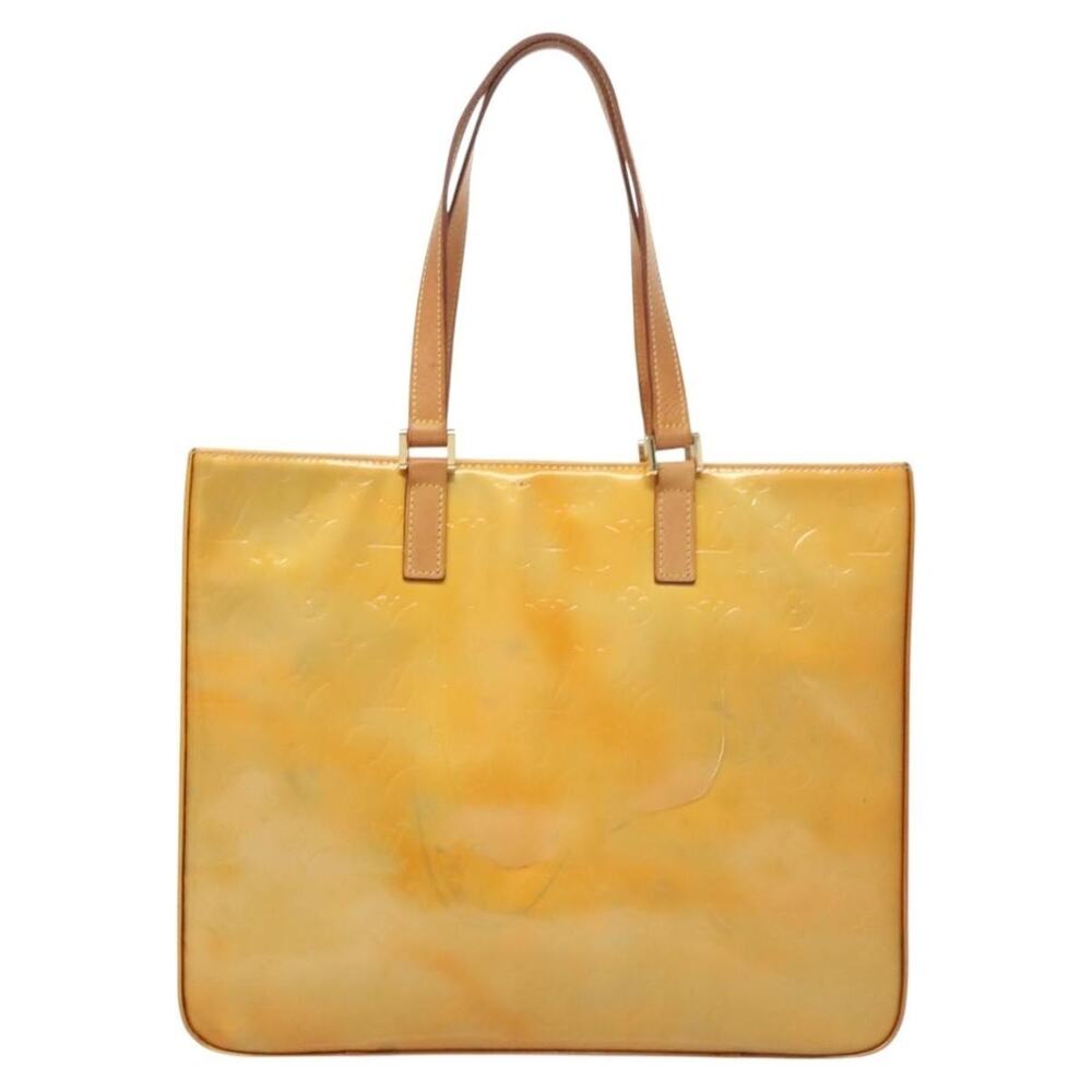 Louis Vuitton Monogram Vernis Columbus Tote Bag Gray